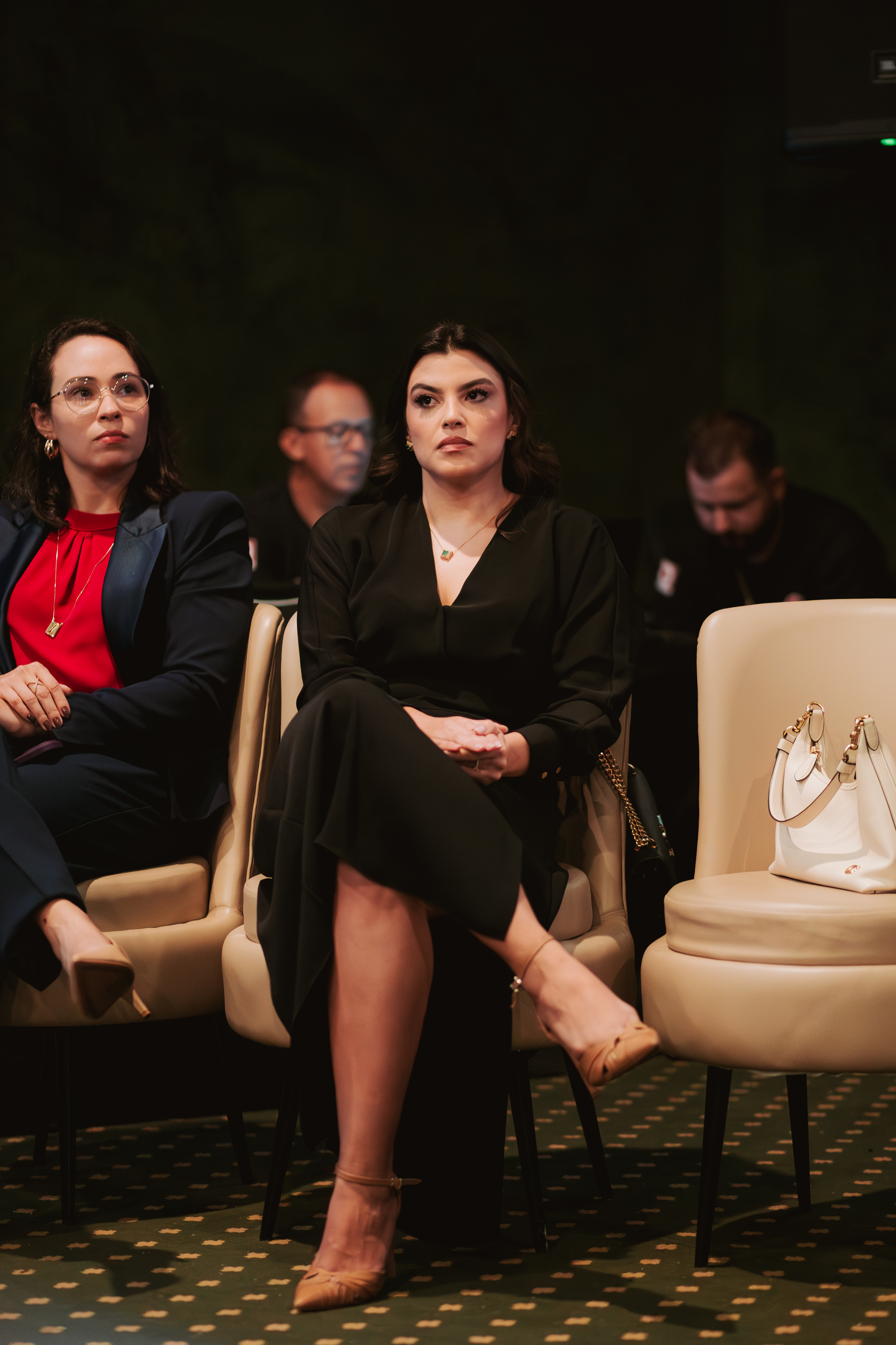 Participantes no auditório do evento